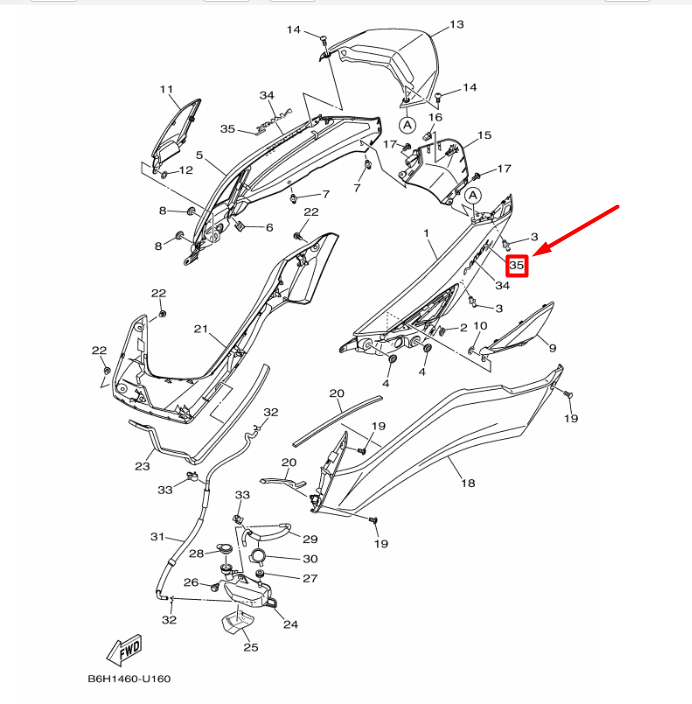 NMAX 155 / 155 YAZISI ÇIKARTMA (2023)