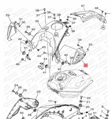 MT07 SOL RAM AIR IZGARASI (2021-2022)