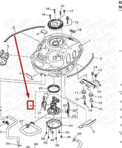 MT 25 YAKIT POMPASI (2020-2024) MODEL YILLARI.