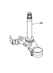 FZ1 N/ FZ1 FAZER AMOR ALT BAĞ BRAKETİ