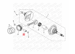NMAX PİSTON PİMİ 125/155 (2015-2020)