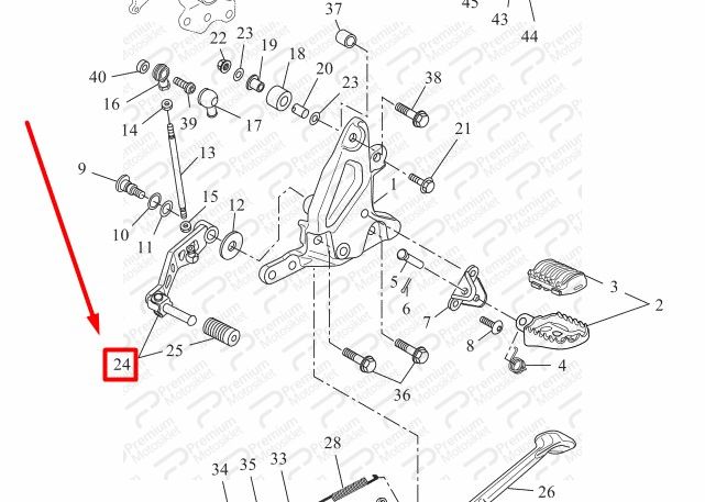 TENERE 700 VİTES PEDALI (2020-2023)