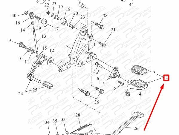 TENERE 700 SOL SÜRÜCÜ BASAMAK (2020)