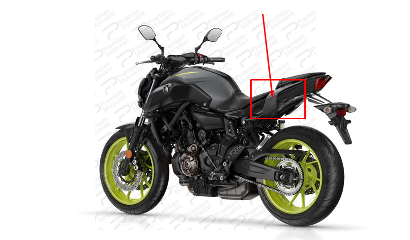 MT-07 SOL KUYRUK KARENAJ Mat Gri Metalik
