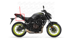 MT-07 SAĞ KUYRUK KARENAJ Mat Gri Metalik 2018