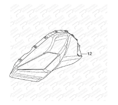 YZF-R125 DEPO SOL KAPAK METALİK SİYAH (2008-2011 MODEL YILLARI)
