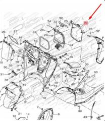 NMAX 125/155 SAĞ TORPİDO KAPAK ÜST (2021-2022)