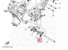 XMAX 250/300 MOTOR BRAKETİ