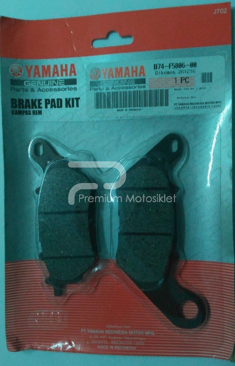 XMAX 250/ 300 ARKA FREN BALATASI (2018-2022) (1 TK)