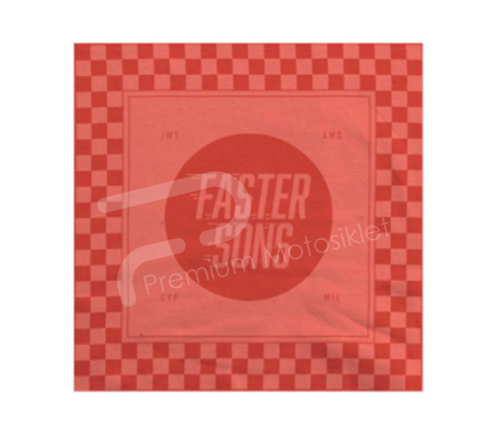 FASTER SONS BANDANA KIRMIZI