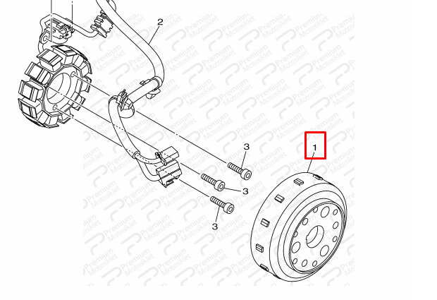 XMAX 250/300 ROTOR KPL. 2018-2022