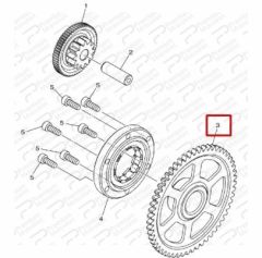 XMAX 250/300 MARŞ DİŞLİSİ 2018-2022