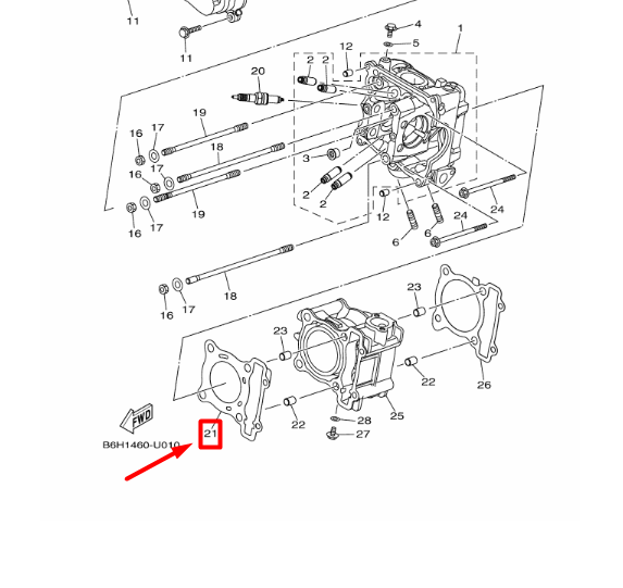 NMAX 125 SİLİNDİR CONTA (2015-2025)