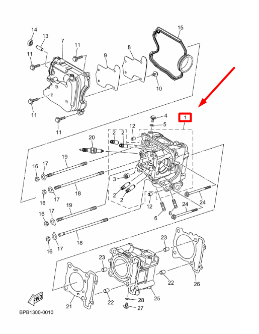 NMAX 125 SİLİNDİR ÜST KAPAK  (2025)