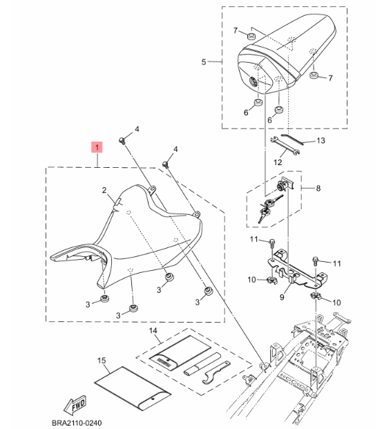 YAMAHA R25 SÜRÜCÜ SELESİ  (2025 MODEL)