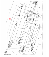 MT-25 SAĞ AMORTİSÖR KOMPLE (2020-2024)