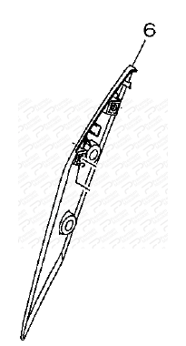 XMAX 300/250  ÇAMURLUK TAŞIYICI SAĞ BEYAZ (2017-2018)MODEL YILI)