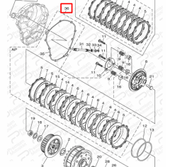 XSR 900/MT09/NIKEN/TRACER 900 DEBRİYAJ BALATASI BAKIM SETİ  (2014-2020 MODEL YILLARI ARASI)