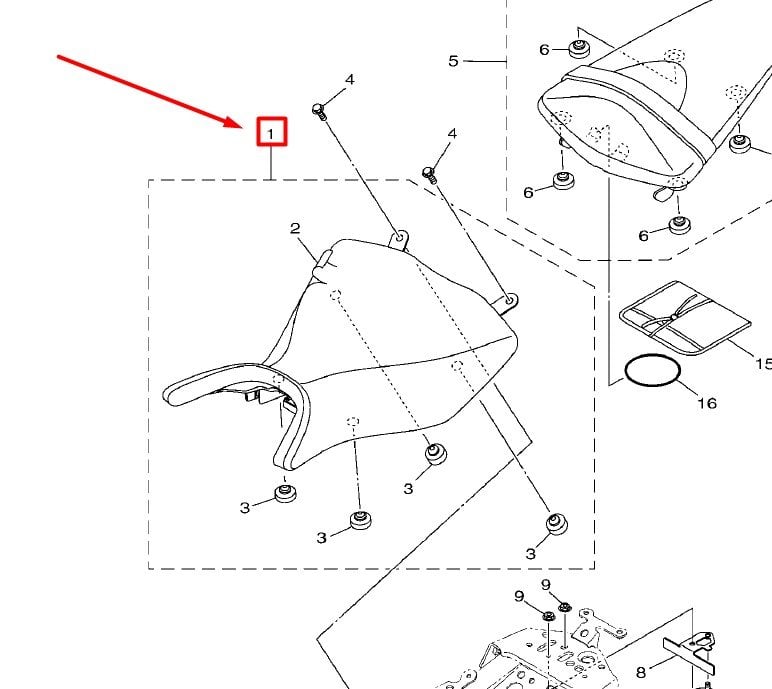 YZF-R25 TEK SELE ( SÜRÜCÜ)