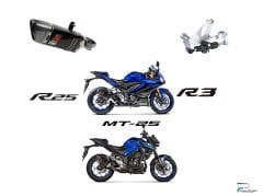 YAMAHA R3/R25/MT25 2'Lİ PAKET (AKRAPOVİC-QSS)