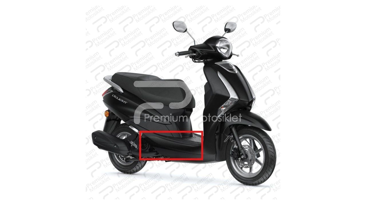 DELİGHT 125 SAĞ  ALT KAPAK  MAT SİYAH 2018-2022
