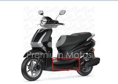 DELİGHT 125 SOL ALT KAPAK MAT SİYAY 2018-2022