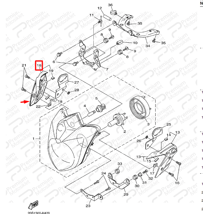 XJ6N FAR SAĞ KAPAK  NPW