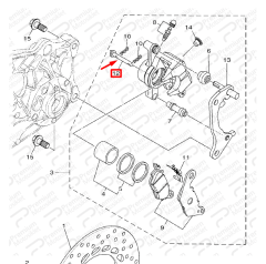 NMAX 125/155 ARKA FREN KALİPER PİMİ