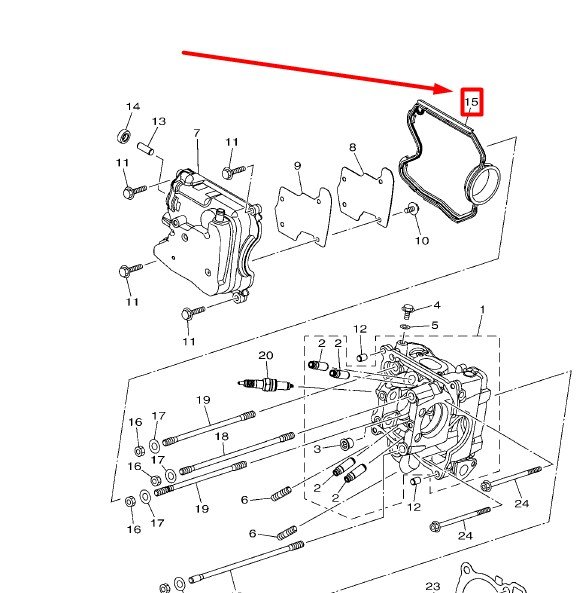NMAX 125 KÜLBÜTÖR KAPAK CONTASI (2016-2020)