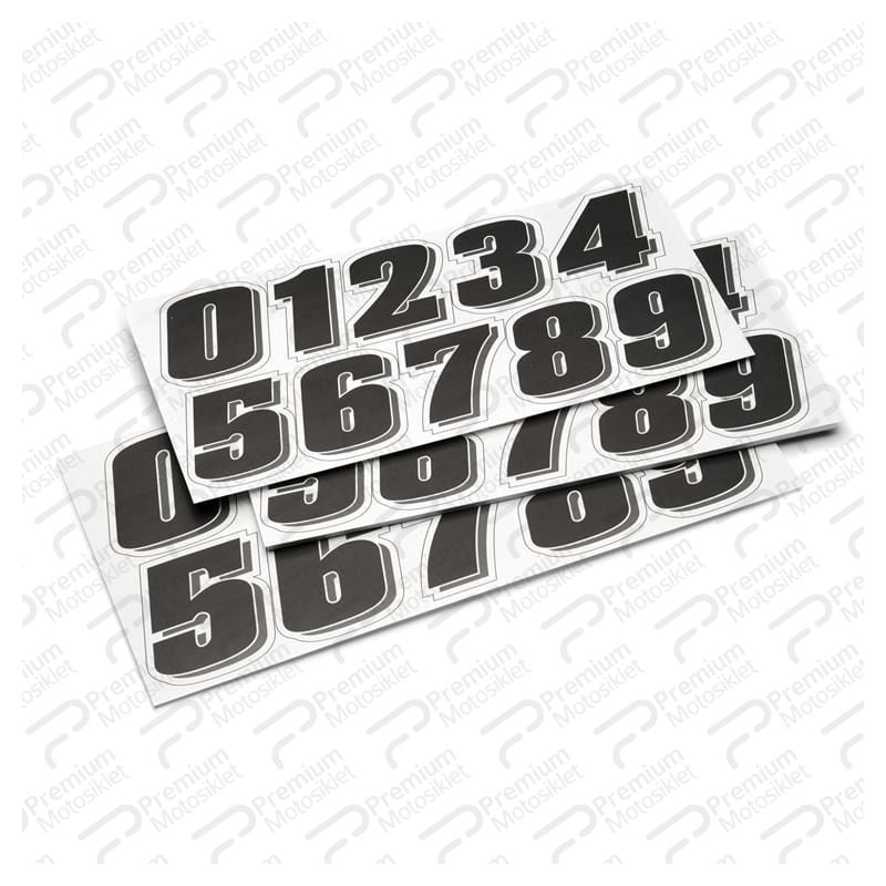 XSR 700 NUMARA STICKER SETİ