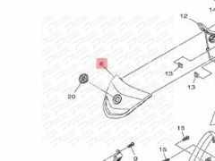 DELİGHT 125 ÖN IZGARA  GRİ  2021-2022 (AMBLEM DAHİL DEĞİLDİR)