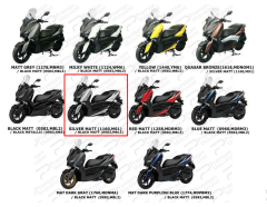 XMAX 125/300/400 SAĞ KUYRUK KARENAJI GÜMÜŞ GRİ