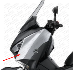 XMAX 125/300/400 SOL KAFA KARENAJI GÜMÜŞ GRİ (20182020)