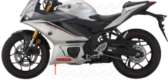 YZFR25 SOL ALT KARENAJ MAT GÜMÜŞ (20192020)