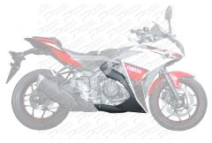 YZF-R25 SAĞ ALT KAPAK KIRMIZI BEYAZ UYUMLU