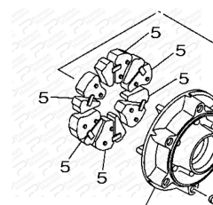 YZF-R25 / MT-25 ARKA TEKERLEK KAPLİN LASTİĞİ (1 ADET)