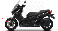 XMAX 250 PARLAK SİYAH ÖN JANT (20142017)