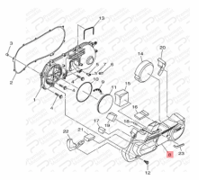 NMAX 125/155 VARYATÖR KAPAĞI (2021-2022)