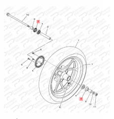 NMAX ÖN TEKER KEÇESİ (2015-2022)