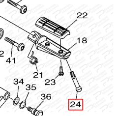 MT07-TRACER 7 VİRAJ ÇUBUĞU.