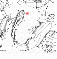 NMAX 125/155 SAĞ KAFA KARENAJI MAT MAVİ (2021-2022)