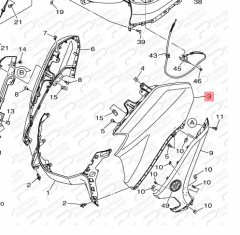 NMAX 125/155 SOL KAFA KARENAJI MAT KIRMIZI (2021-2022)