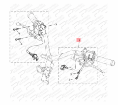 NMAX 125/155 SOL DÜĞME TAKIMI (2021-2022)