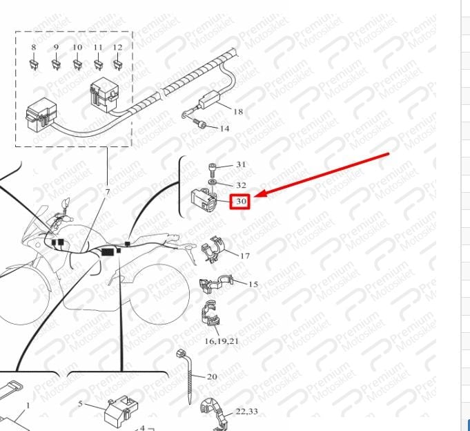 TRACER 7 STOP RÖLESİ (2021)