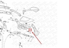 TRACER 7 EL KORUMA İÇ KAPAK SOL (2021)